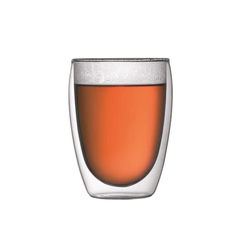 Ensemble cafetière BODUM CHAMBORD 8 tasses avec 2 verres double paroi Pavina 0,35l