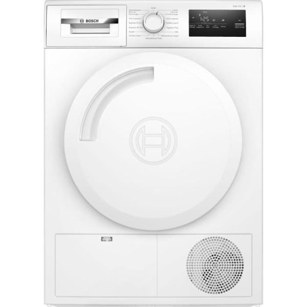 Seche-linge a condensation BOSCH WTN83209FR SER4 - 8 kg - Induction - L60cm Classe B - Blanc