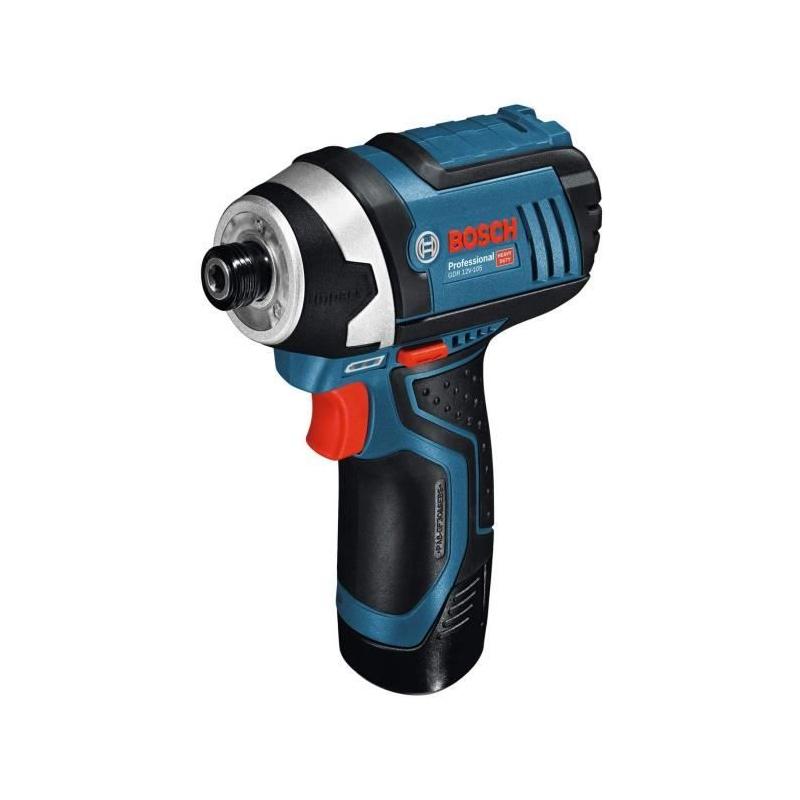Visseuse à chocs Bosch Pro 12V-105 + 2 batteries 2,0Ah + L-BOXX