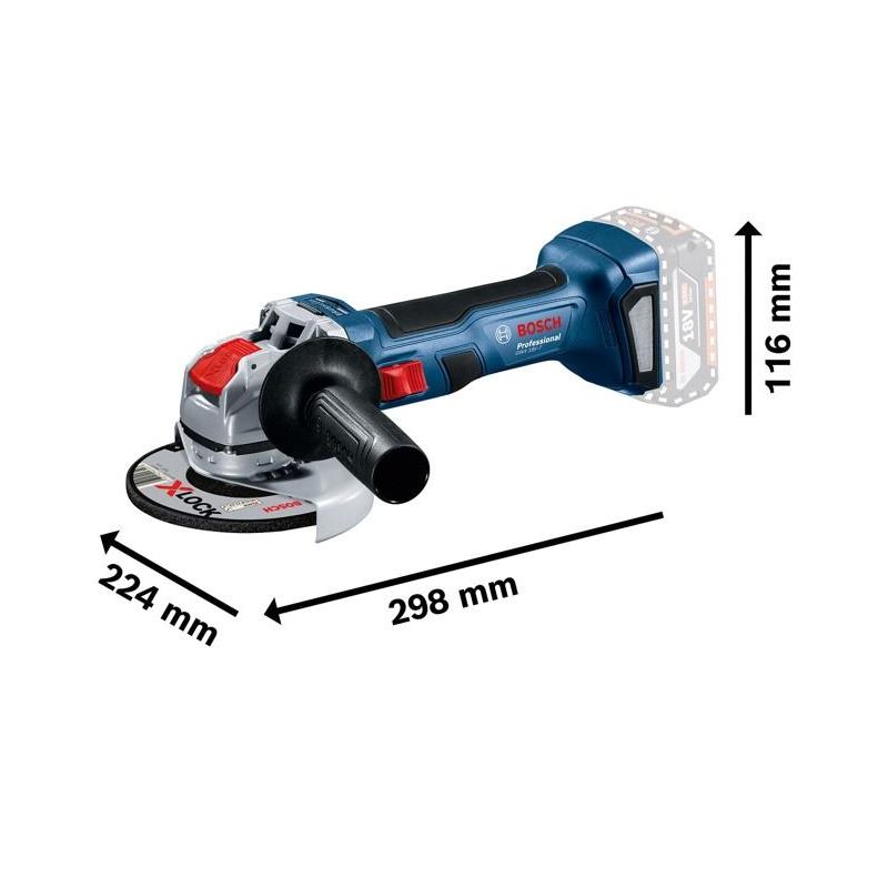 Meuleuse angulaire Bosch Professional GWX 18V-7 - Puissance sans limite!