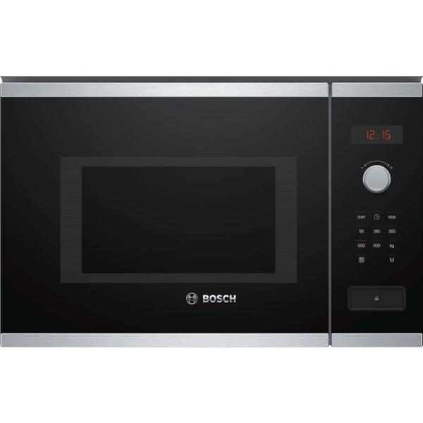 Bosch Serie | 4 BFL553MS0 Four micro-ondes monofonction intégrable 25 litres 900 Watt acier inoxydable