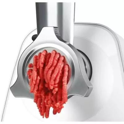 Hachoir à viande Bosch MFW2510W - Pratique et polyvalent Hachoir à viande Bosch MFW2510W - Pratique et polyvalent