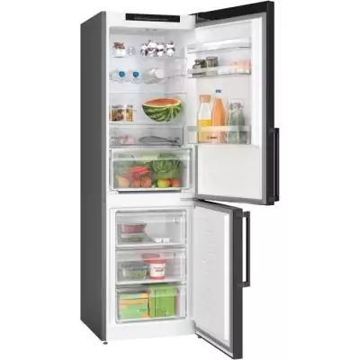 Bosch Serie 4 KGN36VXCT réfrigérateur-congélateur Pose libre 321 L C Acier inoxydable