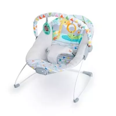 Transat bébé BRIGHT STARS - Safari avec jouets amovibles