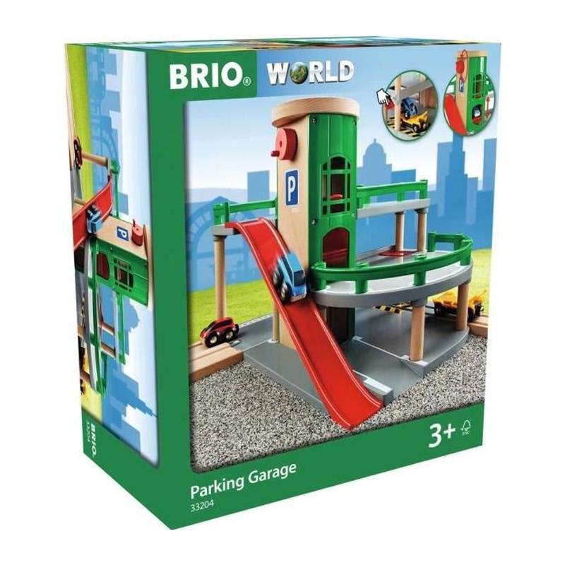 Garage Rail BRIO World 3 niveaux - CIRCUIT MINIATURE