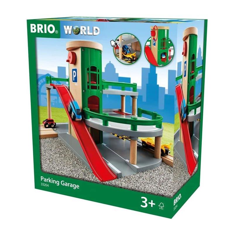 Garage Rail BRIO World 3 niveaux - CIRCUIT MINIATURE