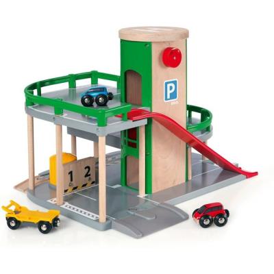 Garage Rail BRIO World 3 niveaux - CIRCUIT MINIATURE