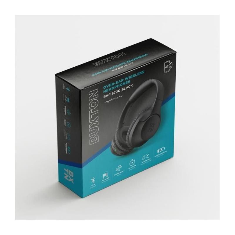 Casque supra-auriculaire sans fil - Buxton - BHP 8700 BLACK