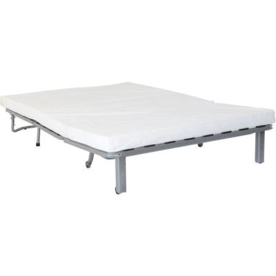 Banquette BZ DREAM en Tissu 100% Coton gris clair - 140x190 cm
