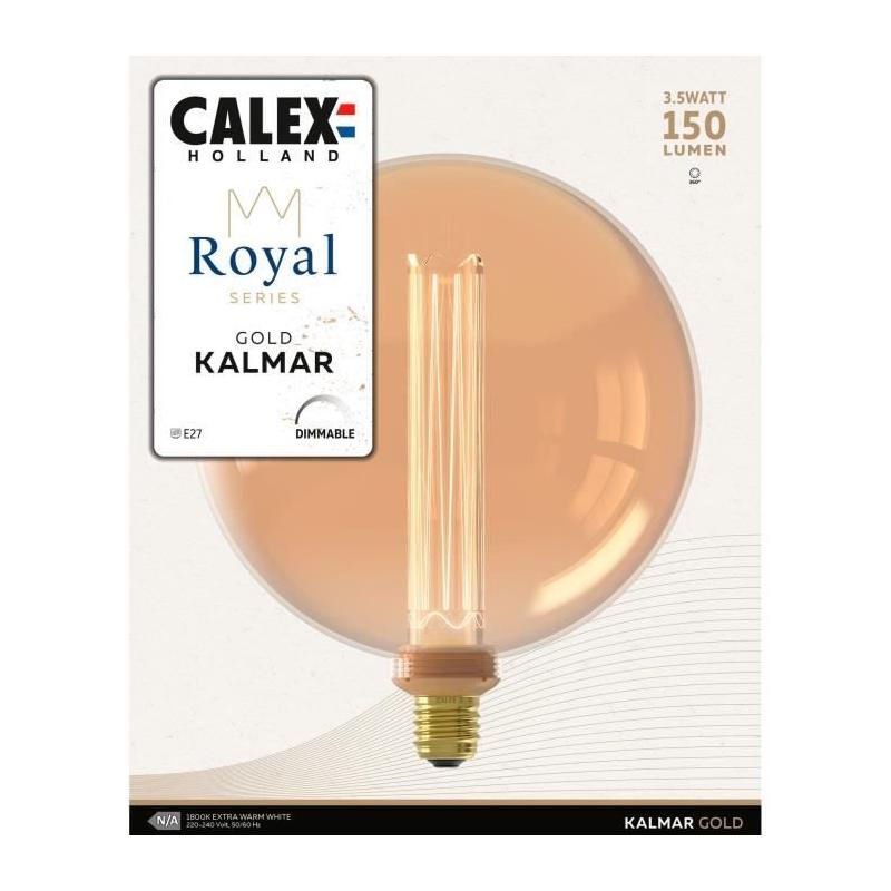 Ampoule LED E27 - CALEX - Filament 3,5W - Or Blanc Chaud