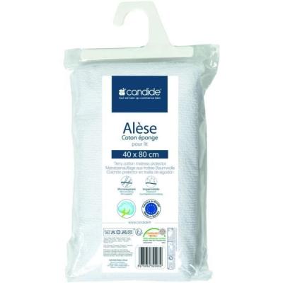 Protection optimale avec l'Alese éponge CANDIDE - 40x80 cm - Blanc