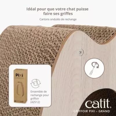 Griffoir pour chat Catit Pixi Grand - Design naturel