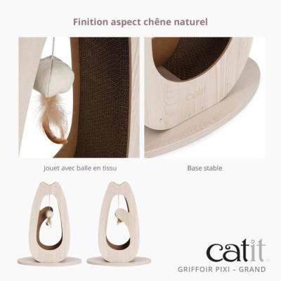 Griffoir pour chat Catit Pixi Grand - Design naturel