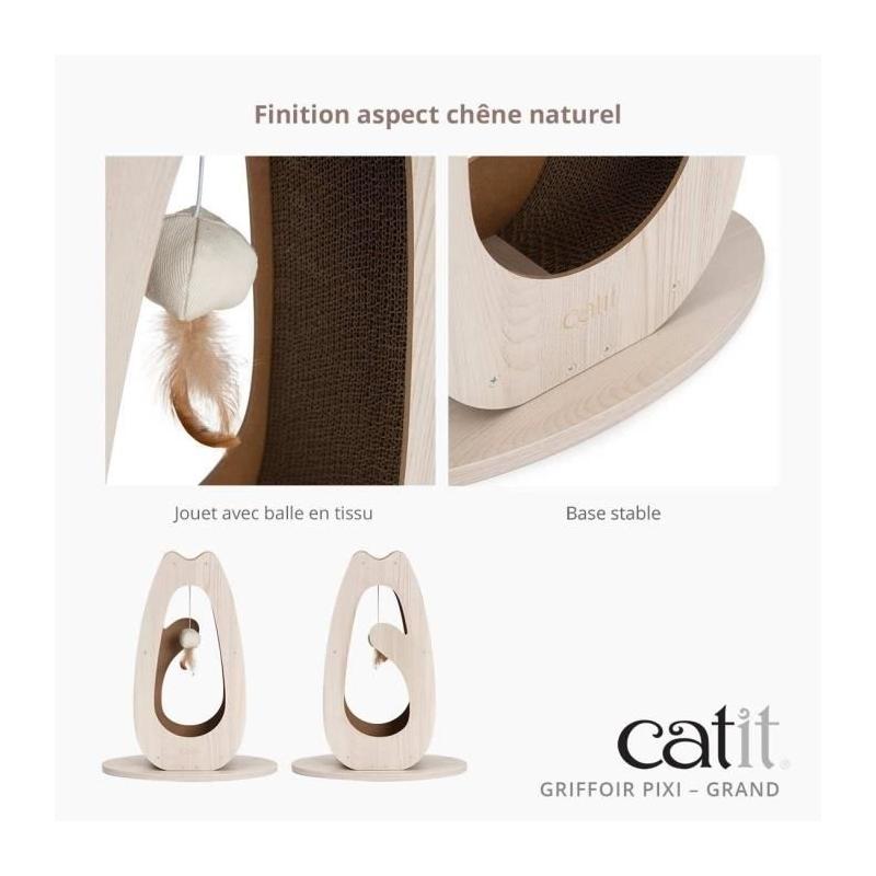 Griffoir pour chat Catit Pixi Grand - Design naturel