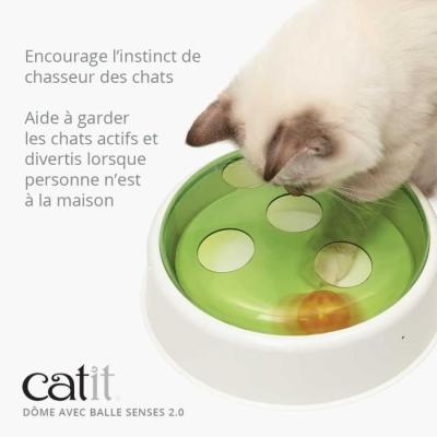 Jouet interactif pour chat Catit Senses 2.0 - Amusement garanti!
