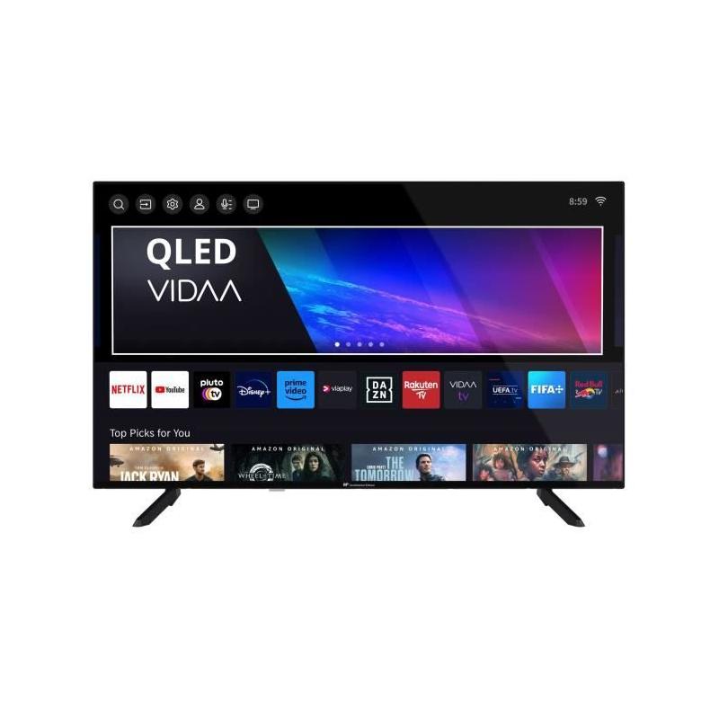 TV QLED Continental Edison 50'' UHD 4K Smart Vidaa
