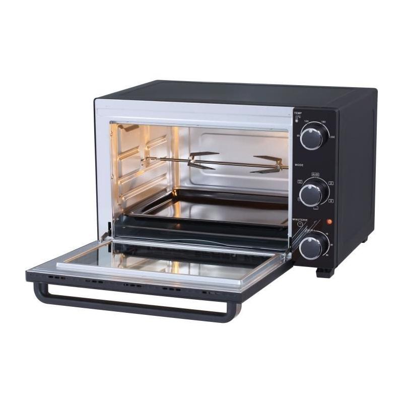 Minifour électrique 46L noir - Rotissoire et convection naturelle
