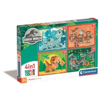 Puzzle 4 en 1 Jurassic World: l'aventure commence!