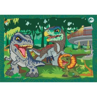 Puzzle 4 en 1 Jurassic World: l'aventure commence!