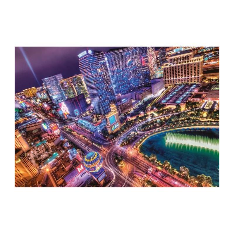 Puzzle 2000 pièces CLEMENTONI Las Vegas - Images captivantes
