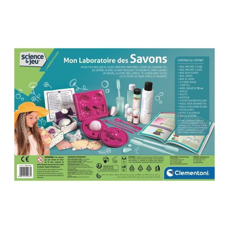 Idée cadeau: Jeu de création de savons pour enfants de 8 ans et plus