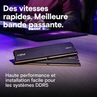 Boostez les performances de votre PC avec le kit 64 Go DDR5 Crucial
