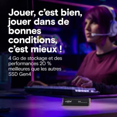 La performance ultime avec le SSD interne Crucial P310 1TB NVMe M.2!