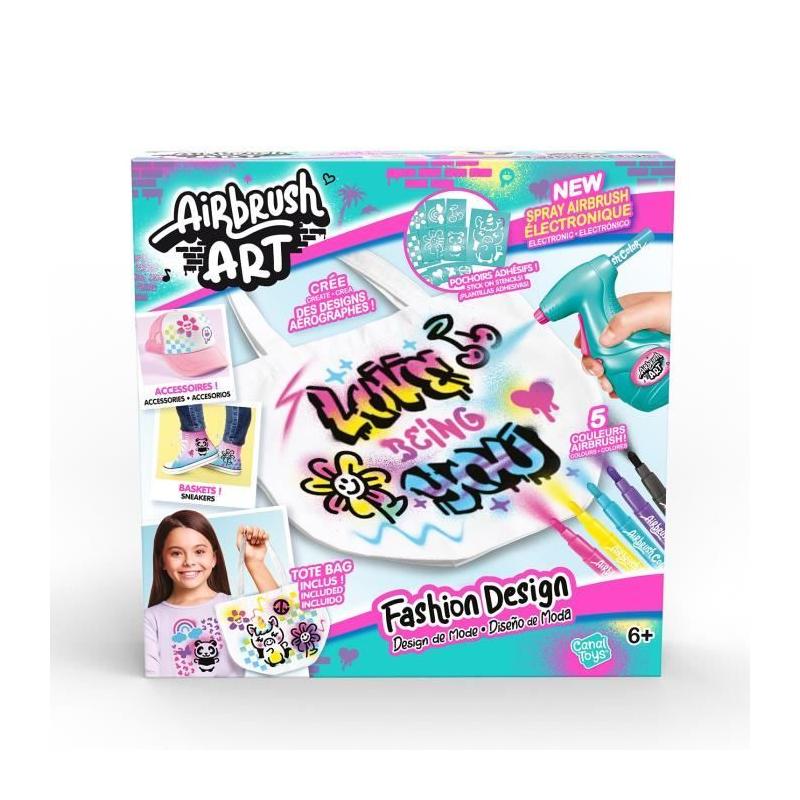 Canal Toys - Kit de Fashion Design Airbrush Art pour enfants