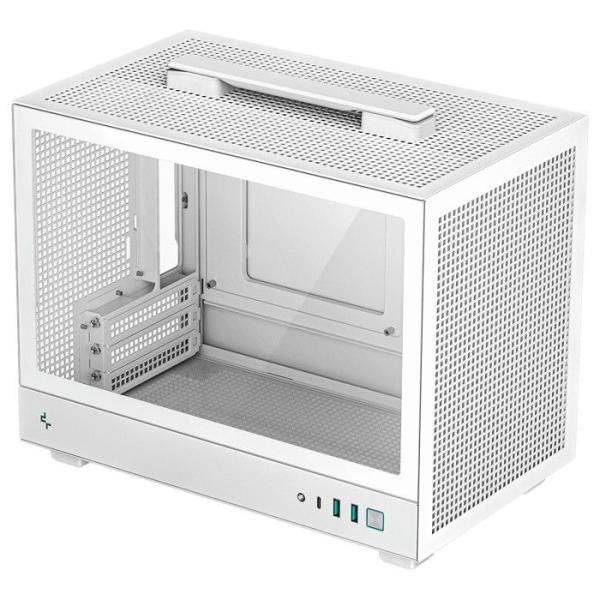Boîtier mini tour - DeepCool - CH160 mT - Blanc - Design compact - Optimisé pour Mini-ITX
