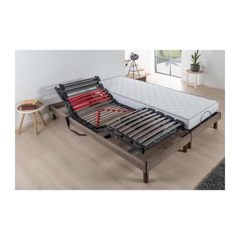 Ensemble relaxation électrique: matelas+sommier COMFORT - DEKO DREAM