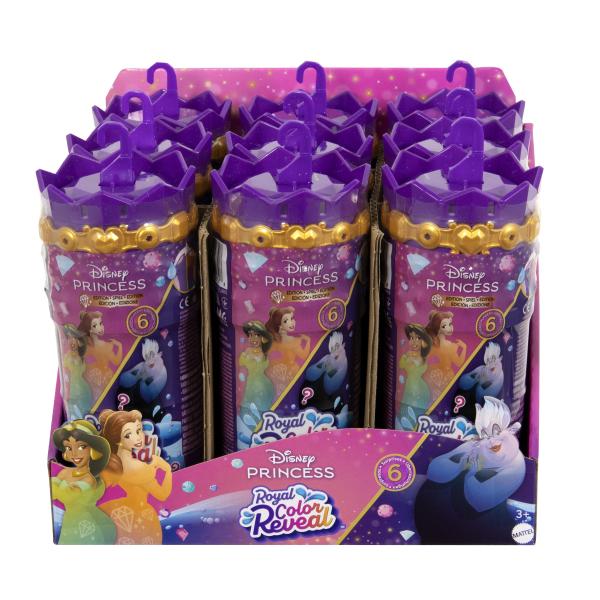 Princesses Disney-Mini-Poupées Royauté Color Reveal-Assortiment HXH16
