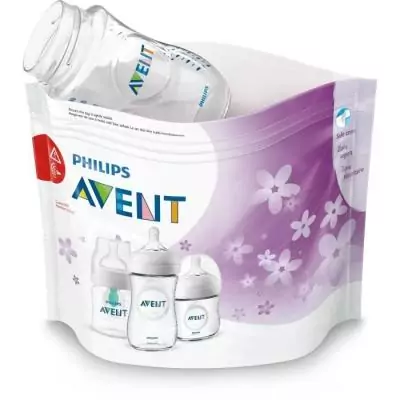 Sachets de stérilisation PHILIPS AVENT - Micro-ondes - 5 sachets