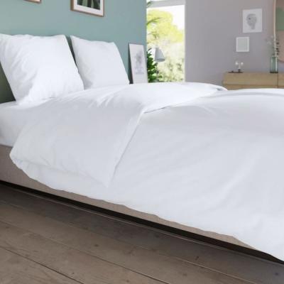 Drap housse DODO 160x200 cm - Coton - Blanc