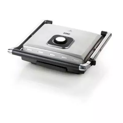 Grill électrique multifonctions DOMO - Plaques Teflon grandes - Thermostat réglable