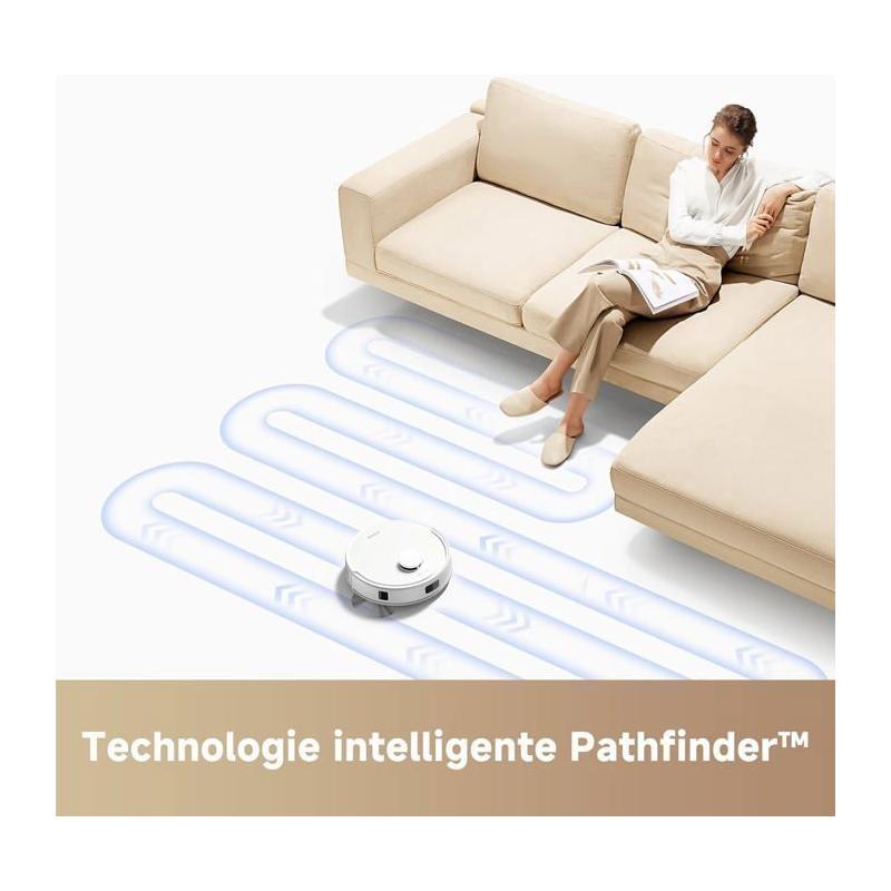 Aspirateur Robot MOVA E20 Plus: Vidage Automatique, 5000Pa