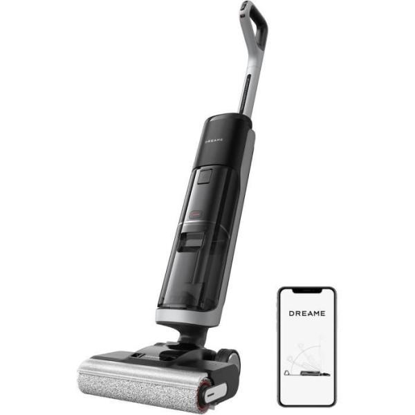 DREAME H14 Pro Aspirateur Laveur Sec Et Humide - Design Plat a 180° - Nettoyage de la Brosse a 60 °C - Séchage en 5min - 18 k