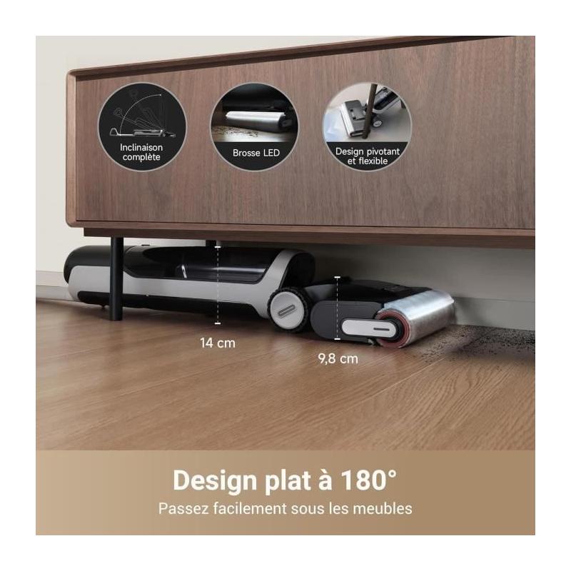 Aspirateur Balai DREAME H14 Pro - Nettoyage et Séchage Rapides