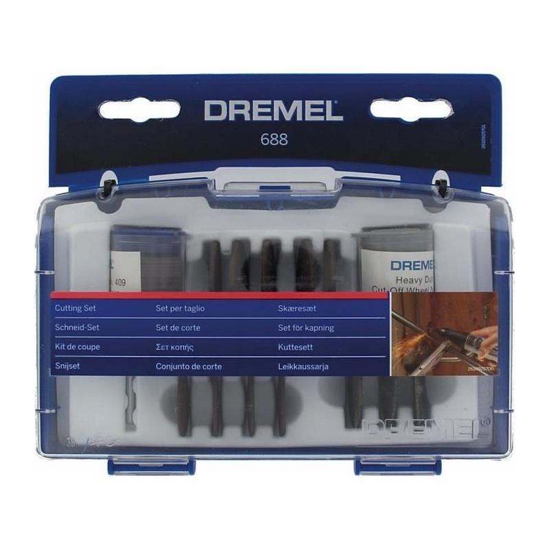 Coffret 69 accessoires DREMEL 688 - Disques à tronçonner variés