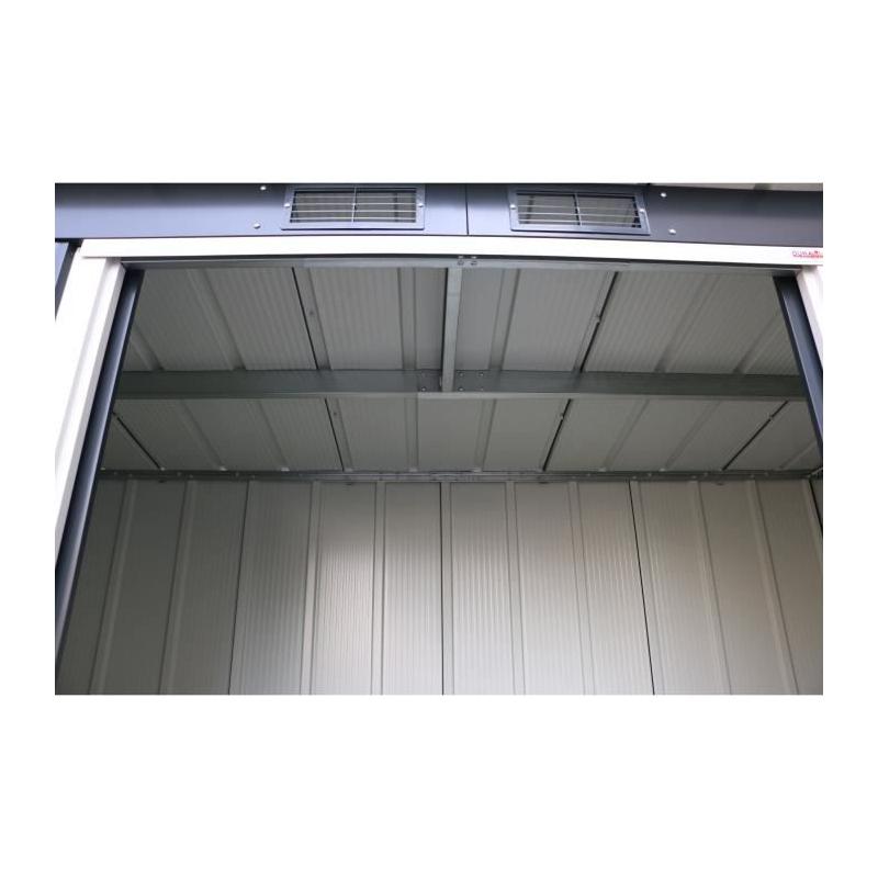 Abri de jardin métal Duramax 3,25m² Anthracite Jardin Chalet