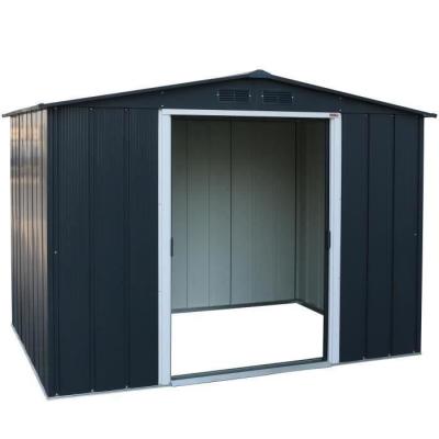 Abri de jardin en métal 4,77m2 - DURAMAX - Gris anthracite