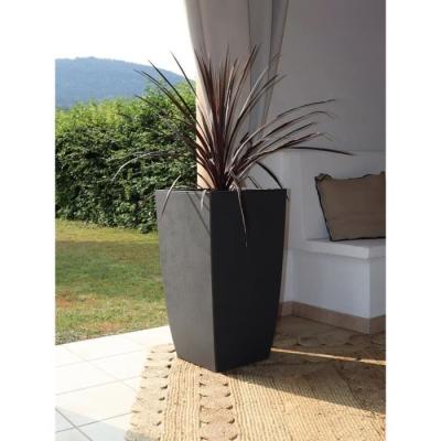 Bac à fleurs moderne - DIVA BASALT - 42 L - Anthracite - EDA