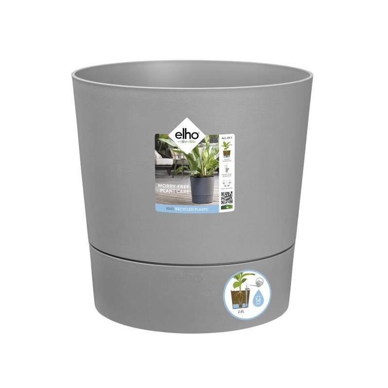 Pot de fleur Elho carré Greensense Aqua Care 29,5 x 29,5 x H29,1 cm 15 L