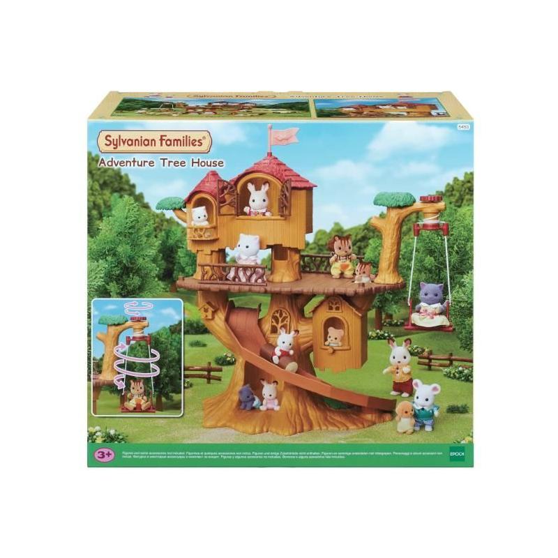 Cabane dans les arbres Sylvanian Families : vacances avec balançoire et toboggan
