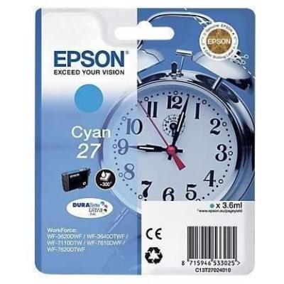 Cartouche d'encre EPSON T2702 Cyan - Couleurs vives (C13T27024012)