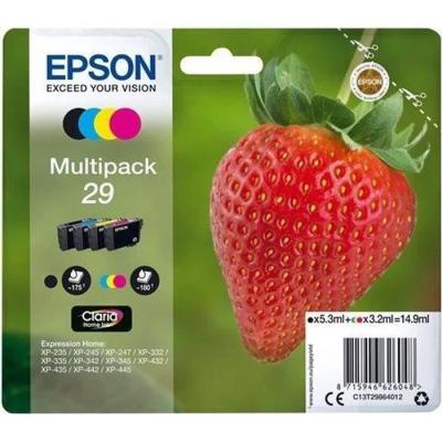 Pack Epson T2986 Fraise - Noir, Cyan, Magenta, Jaune