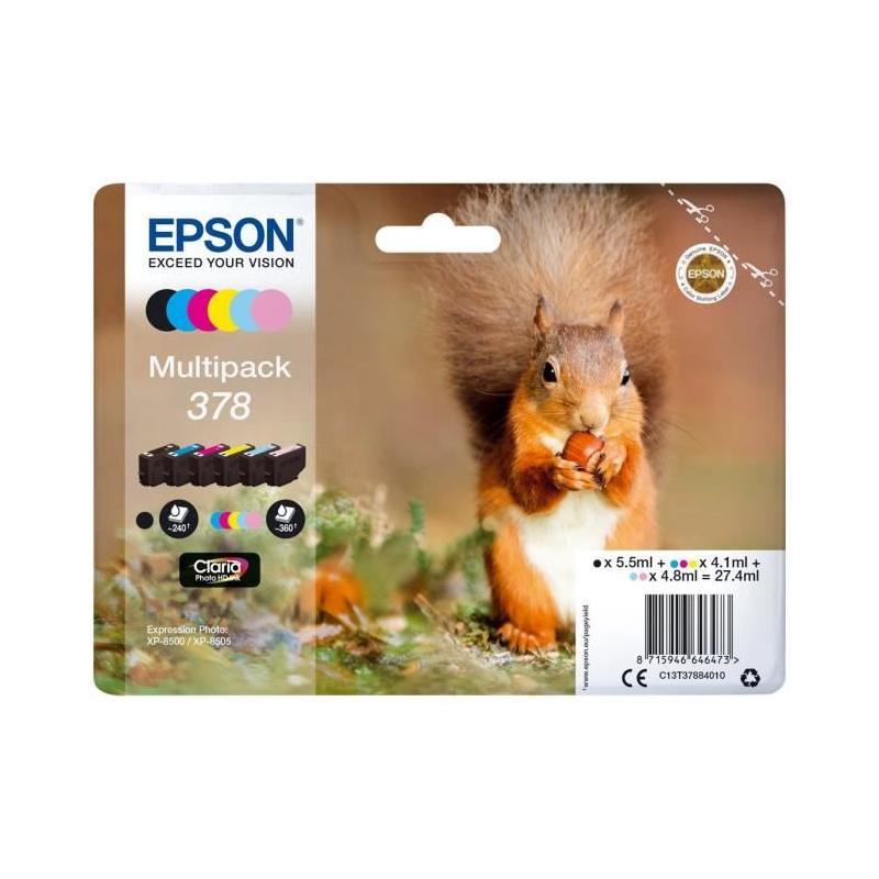Pack d'encre EPSON Multipack 378 - Couleurs vives et précises