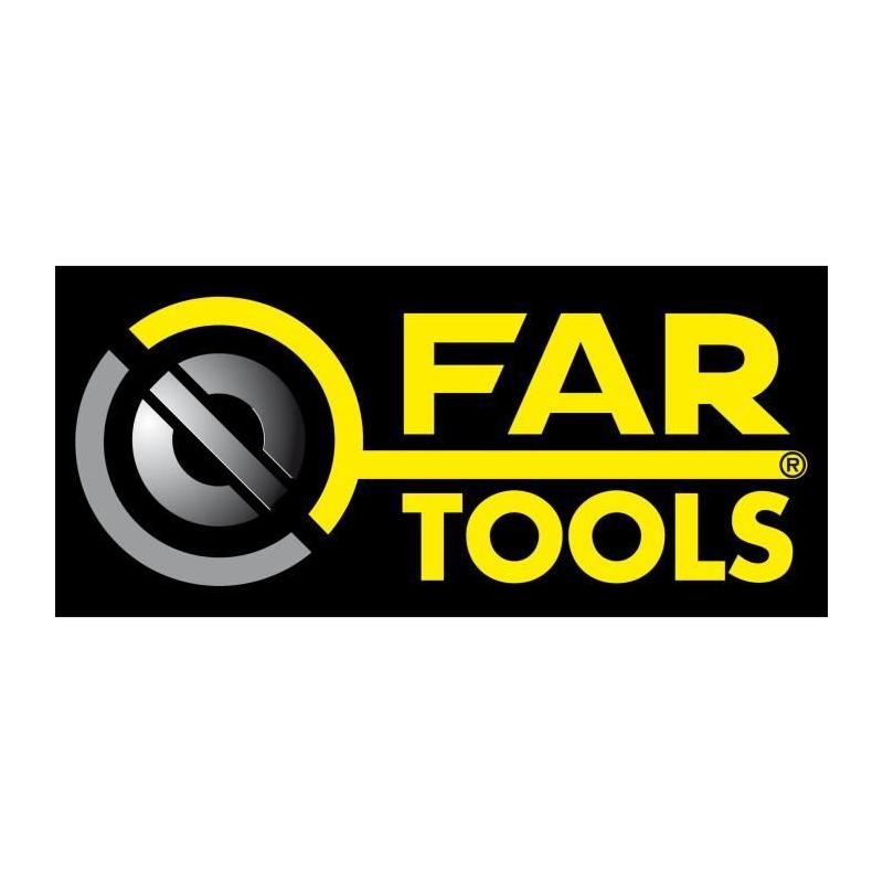 Brosse synthétique et lamelles abrasives - FARTOOLS - Ø120mm/L100mm - A240/A120