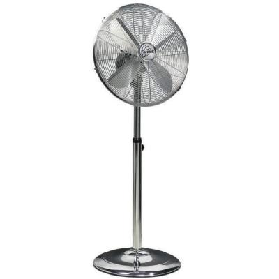 Ventilateur sur pied chromé 40cm - ARIZONA - Puissant et élégant