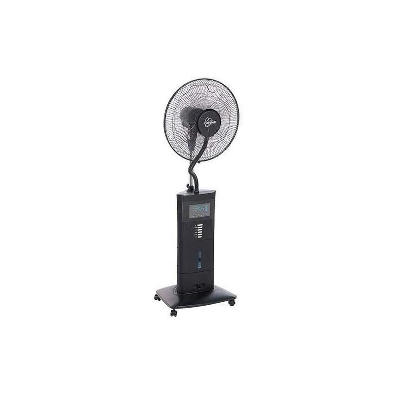 Ventilateur brumisateur sur pied Yellowstone Ø40cm 100W noir