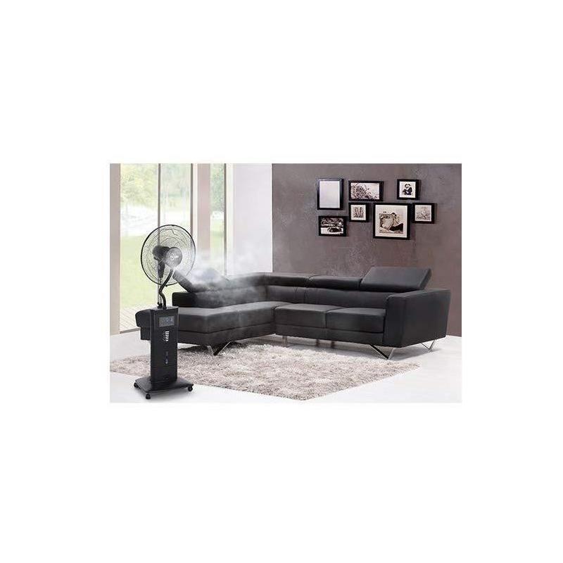 Ventilateur brumisateur sur pied Yellowstone Ø40cm 100W noir